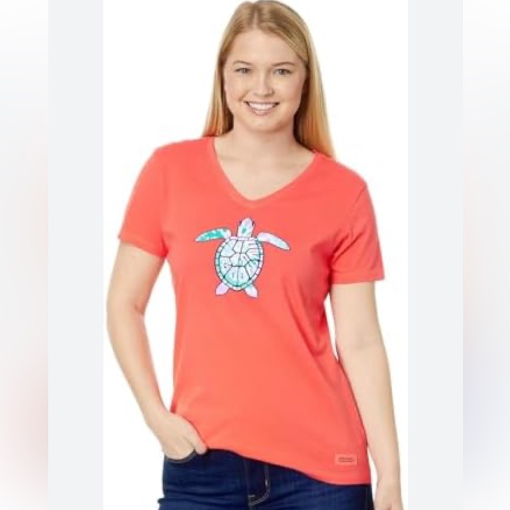 Coral Bay Pink Top with Embellished Design